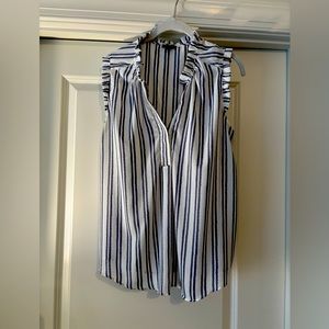 Ann Taylor large petite sleeveless blouse